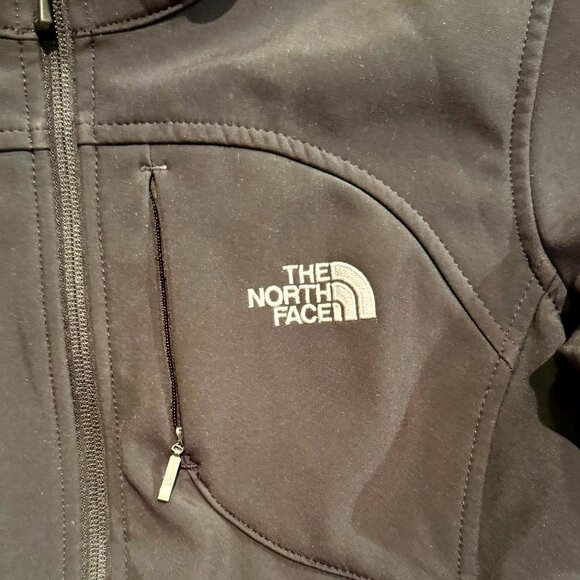 The North Face Apex Bionic Women's Black Soft Shell Full Zip Jacket Size Medium - Picture 4 of 5